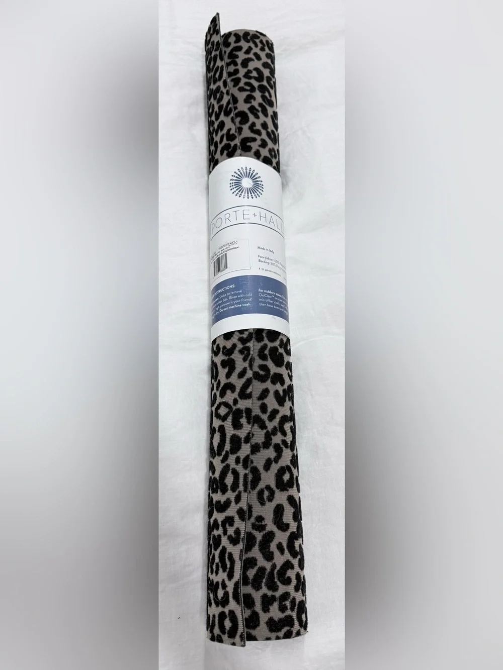 Porte and Hall The Insider Doormat in Sable Leopard